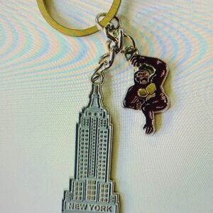 New York City charm keychain key holder charms. NYC-King Kong
